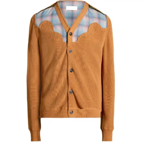 Maison Margiela Pendleton Wool Cardigan