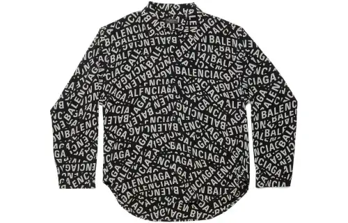 Logo Stripes-print shirt
