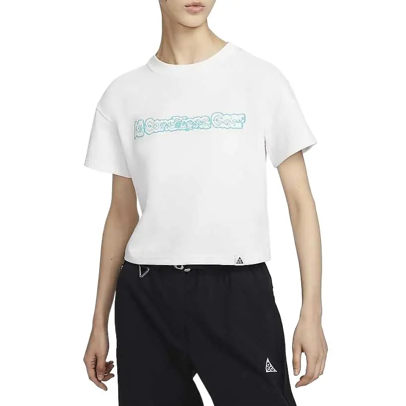 Nike ACG SS24 T Shirt Women's Mountain Peak White