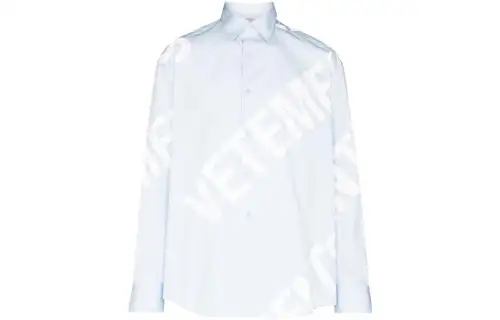 Vetements Shirts Women's Blue Polo Collar Moderate Other