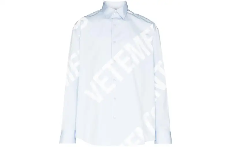 Vetements Shirts Women's Blue Polo Collar Moderate Other