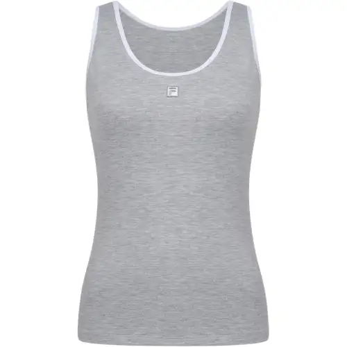 FILA Tank Tops Women's Gray Crew Neck Moderate Other