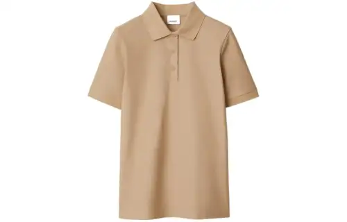 Burberry SS24 Polo Shirt Women's Soft Tawny
