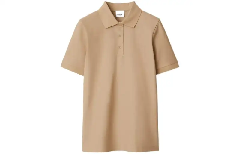Burberry SS24 Polo Shirt Women's Soft Tawny