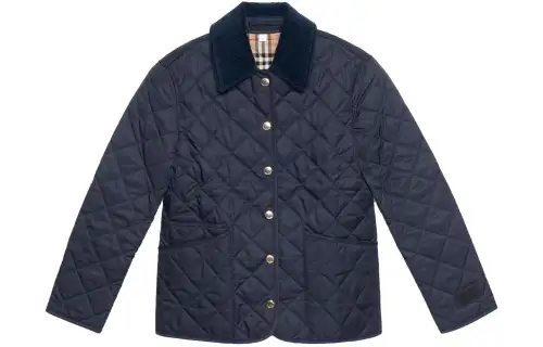 Burberry Puffer Jacket Women's Marine Blue