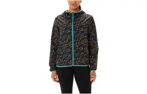 ASICS Jackets Women's Black Hooded Moderate Other