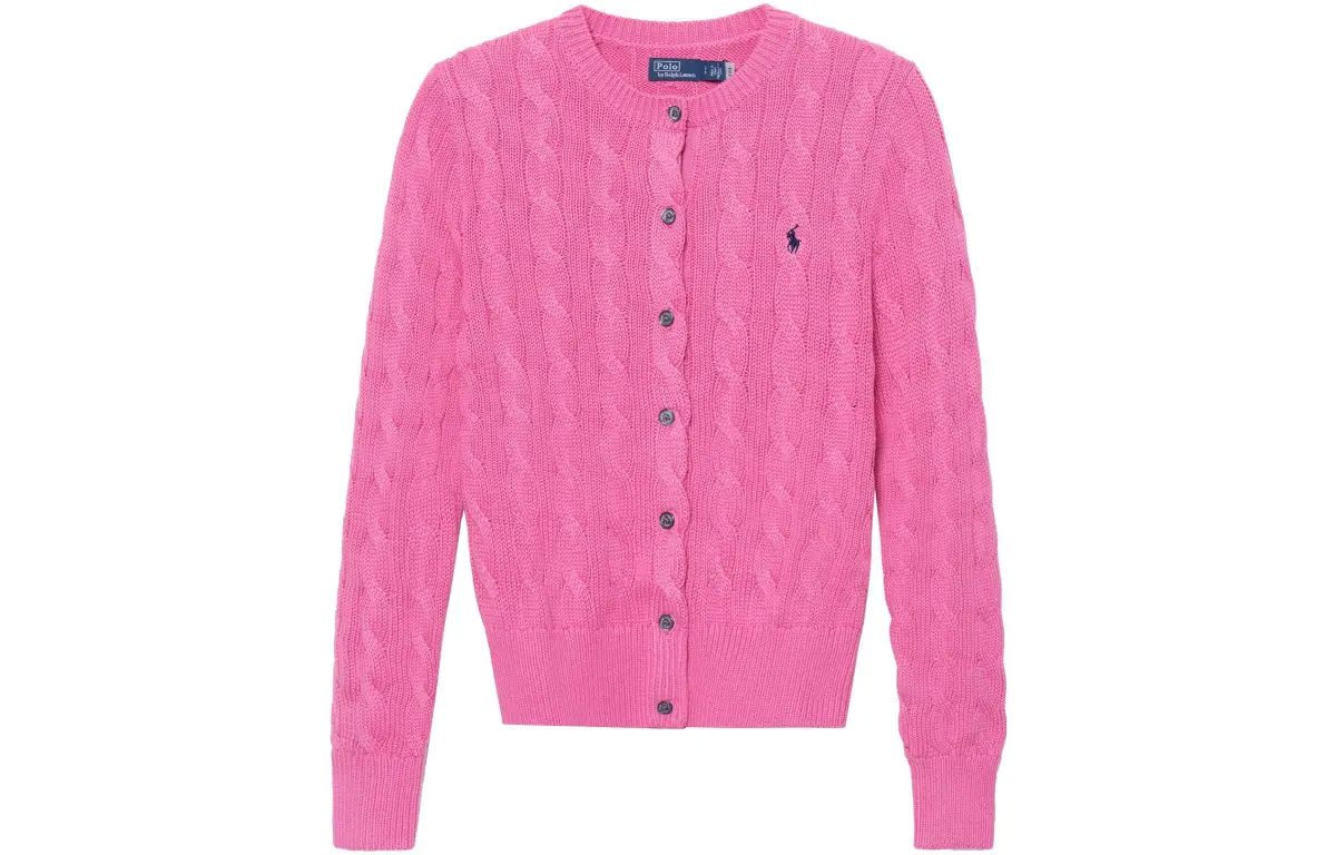 Polo Ralph Lauren SS23 Knitwear Slim Fit Women's Pink