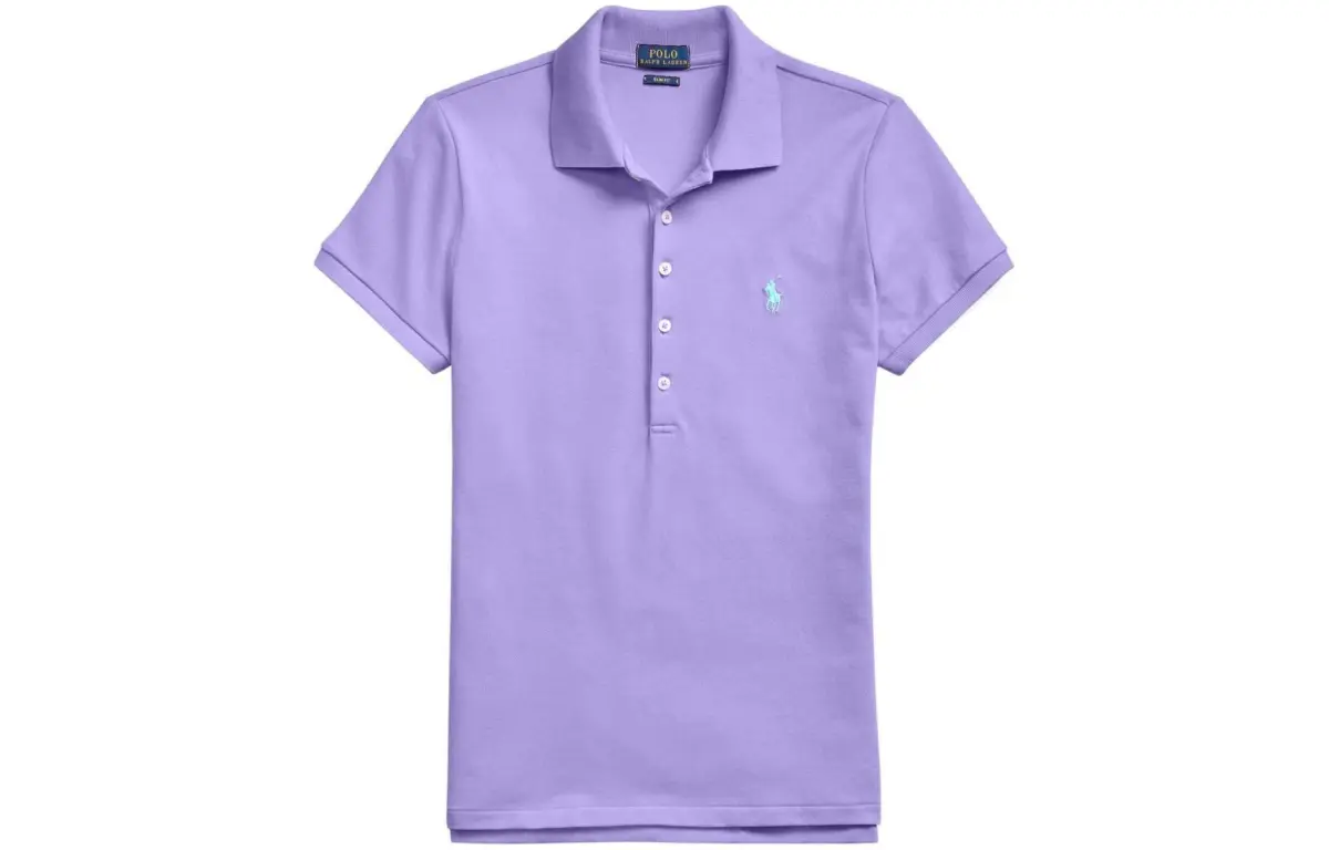 Polo Ralph Lauren Polo Shirt Slim Fit Women's Cactus Purple