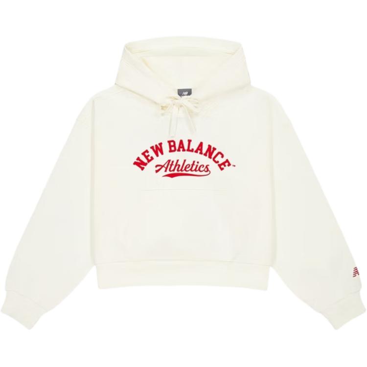 Женское худи New Balance Varsity Hoodie (белое)