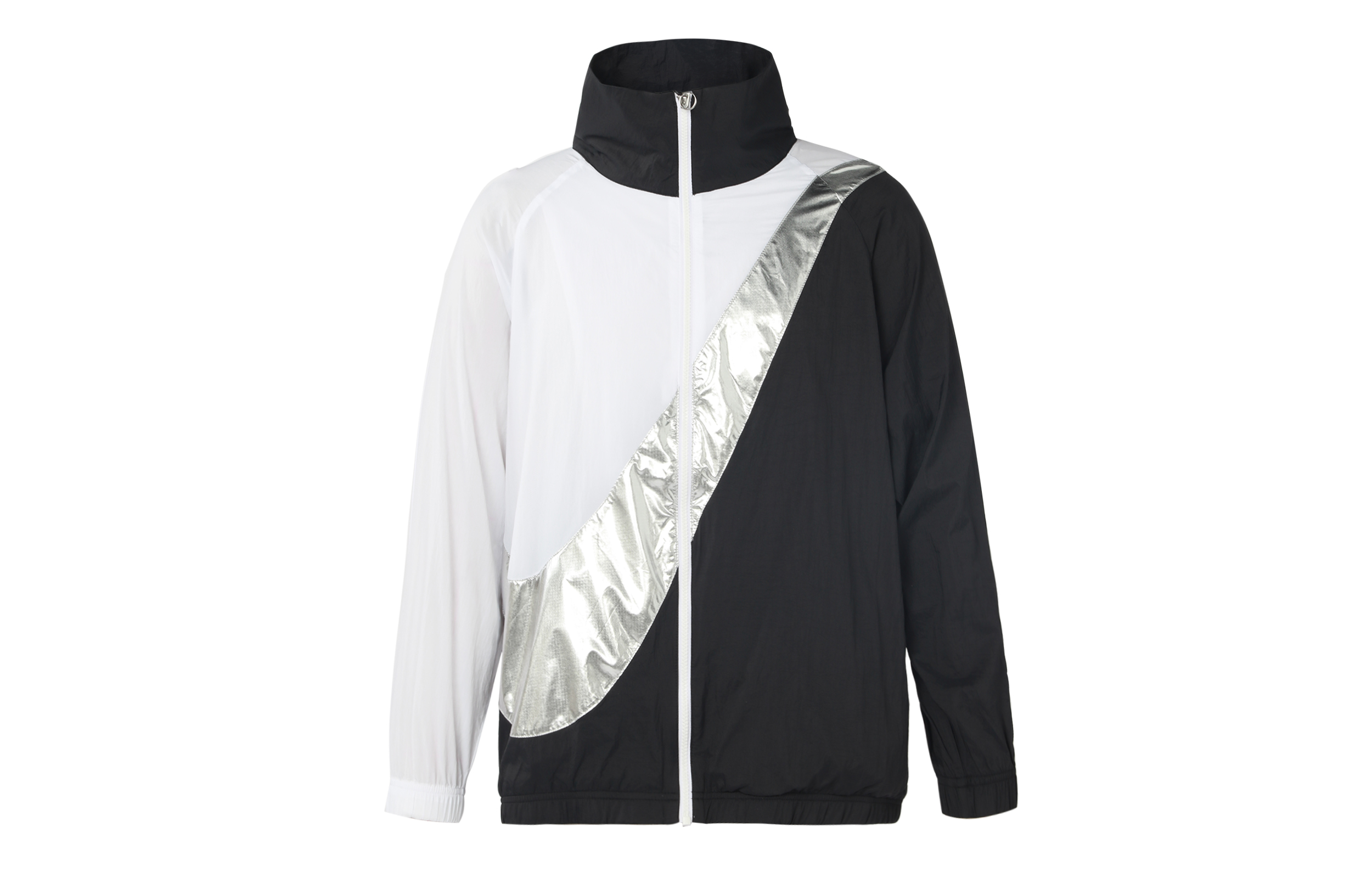 Женская куртка Nike Womens Swoosh Jacket Woven Cb Gel (черно-разноцветная) — фото 1