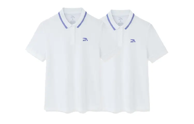 Anta Life Collection Polo Shirt Women's 2 Pack White