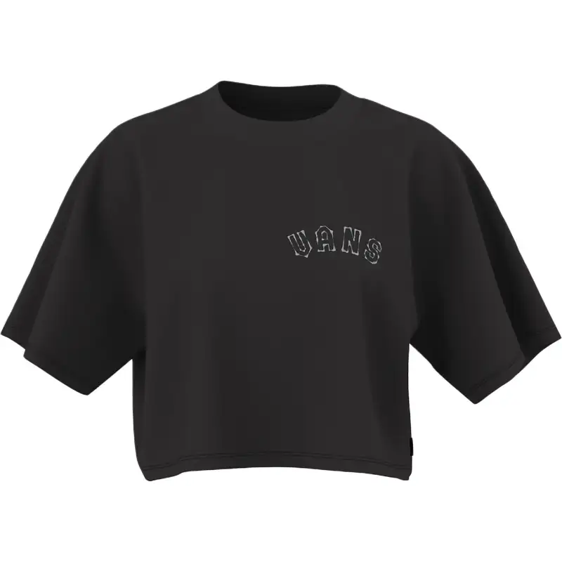 Vans Drop Shoulder Sleeve T Shirt Women's Black