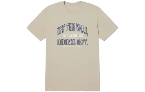 Vans T Shirts Women's Oat Crew Neck Moderate Straight Fit