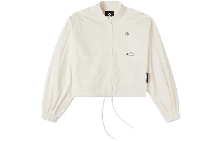 Converse Jackets Women's Beige Lapel Moderate Other