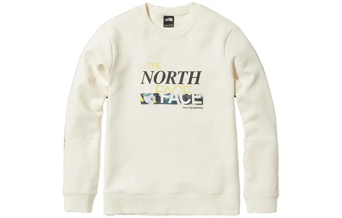 THE NORTH FACE Sweatshirts Women's Ecru Crew Neck Moderate Other