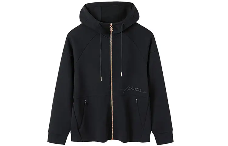 ANTA Variety Training Collection Jackets Women's Black Hooded Moderate