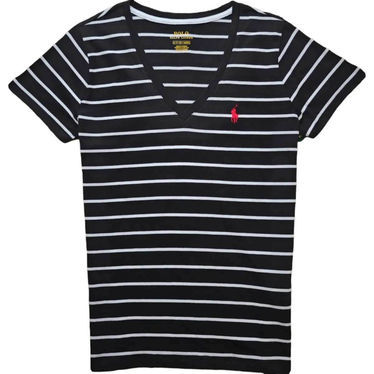 Polo Ralph Lauren SS23 T Shirt Women's Black White