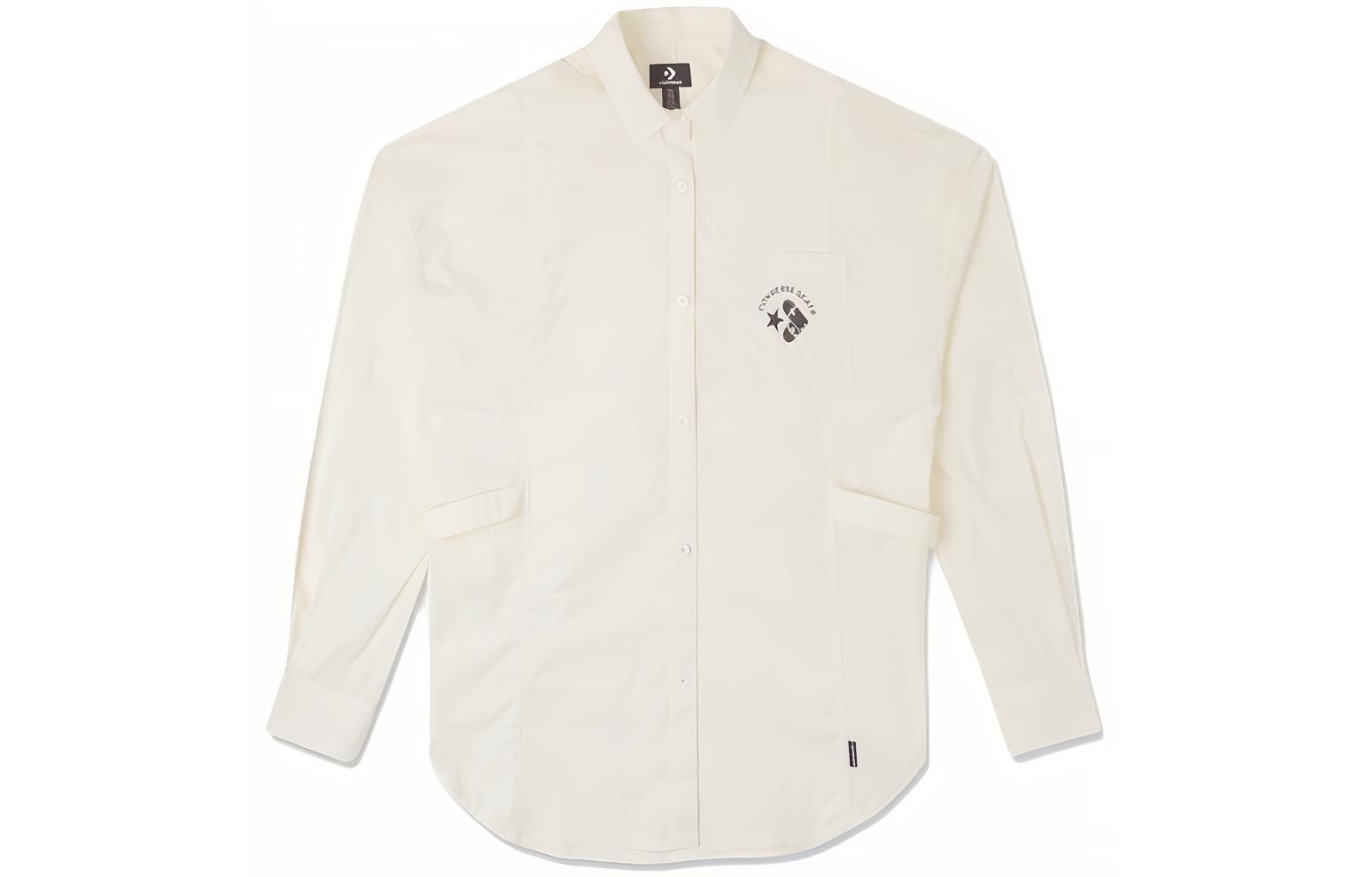Женская рубашка Converse Shirt Egret (белая)
