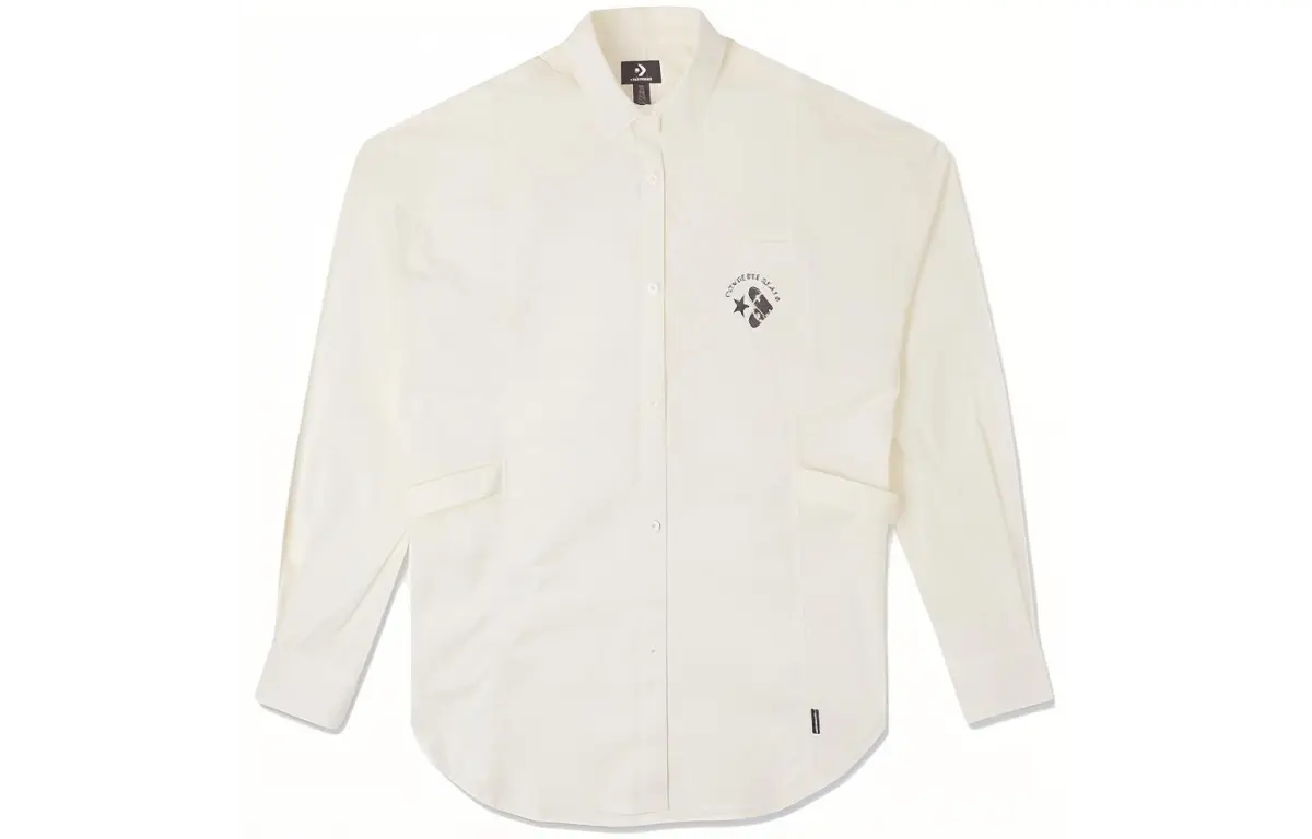Converse Shirt Egret Shirt Women's Ivory White