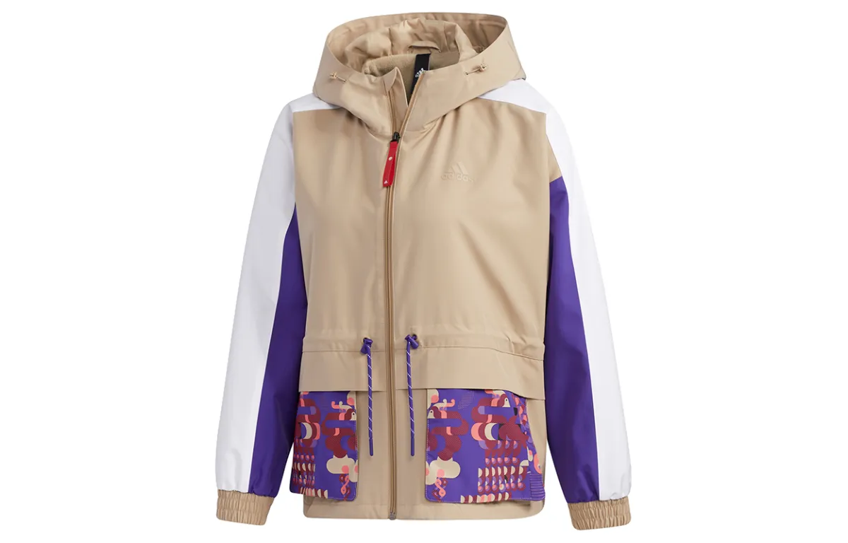 Adidas CNY Collection Jacket Women's Khaki Brown