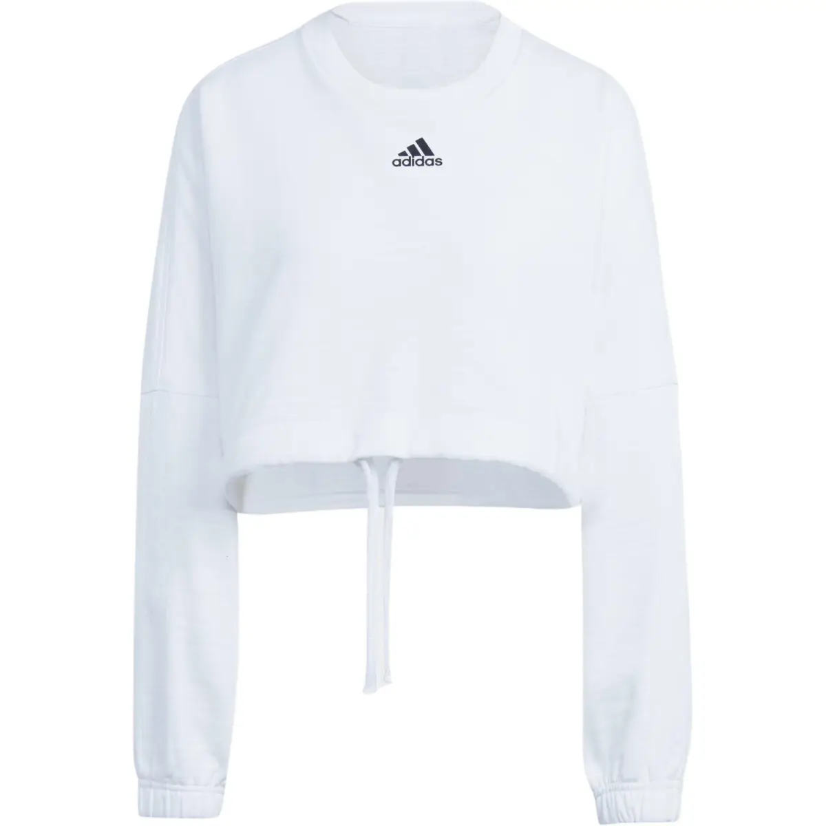 Adidas Sweatshirts Women's White Crew Neck Moderate Other
