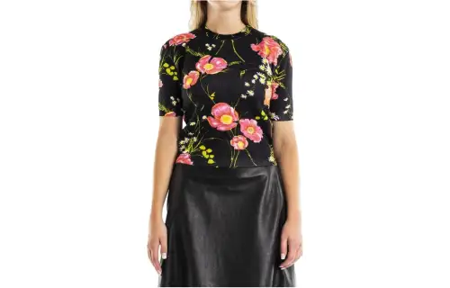 Balenciaga floral-print wool cardigan
