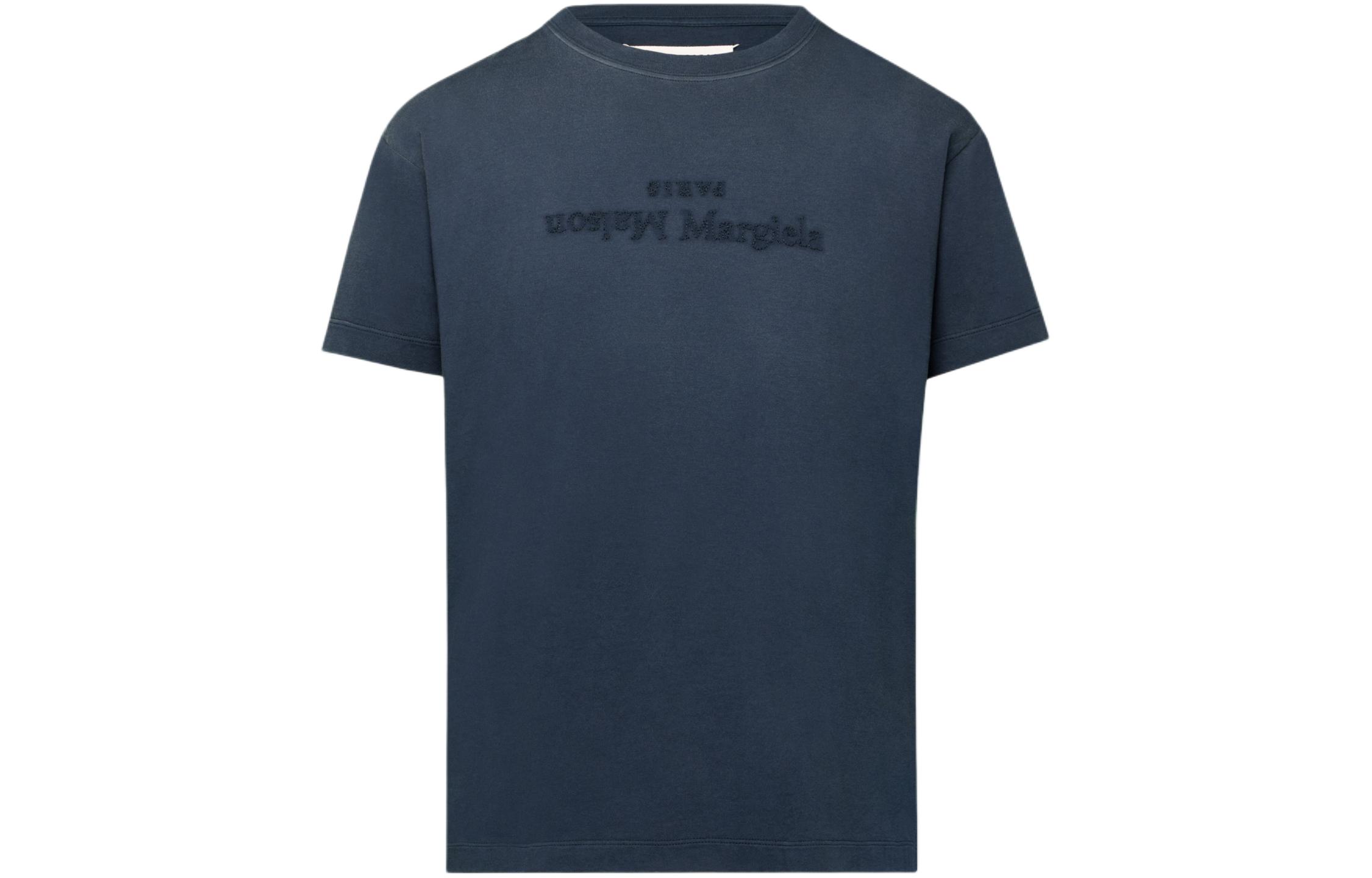 Maison Margiela Reverse Logo Detailed Crewneck T Shirt