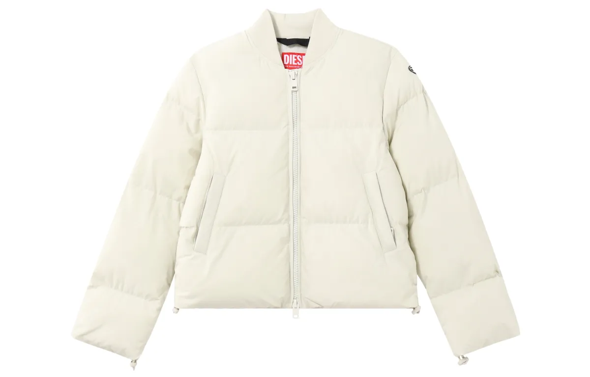 DIESEL Jackets Women's White Baseball Collar Moderate Other