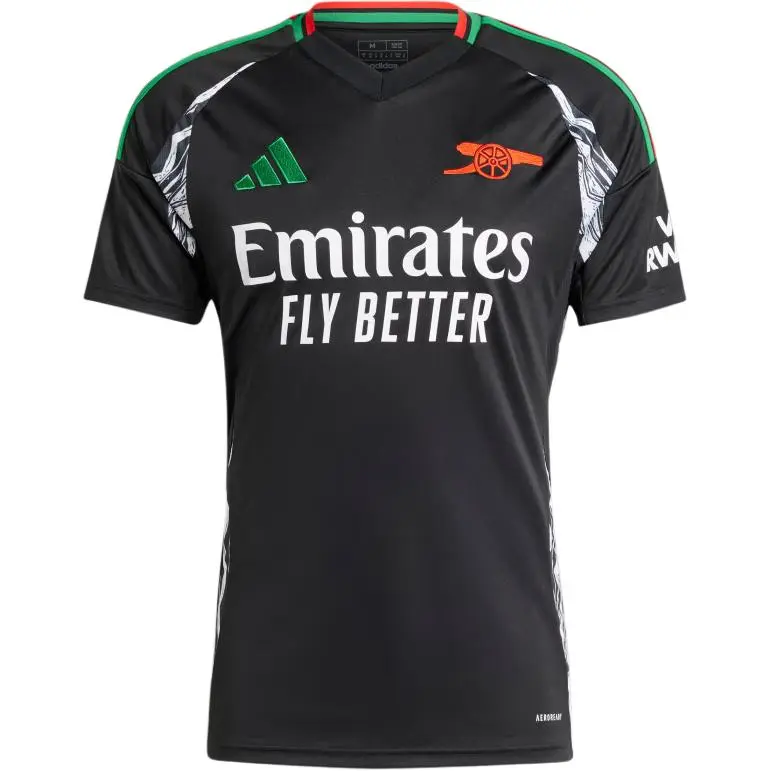 Adidas x Labrum London Arsenal 24/25 AWAY Soccer Jersey Fan Edition Men's Black
