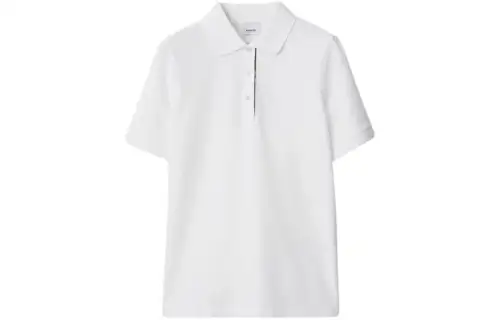 Burberry SS24 Polo Shirt Women's White