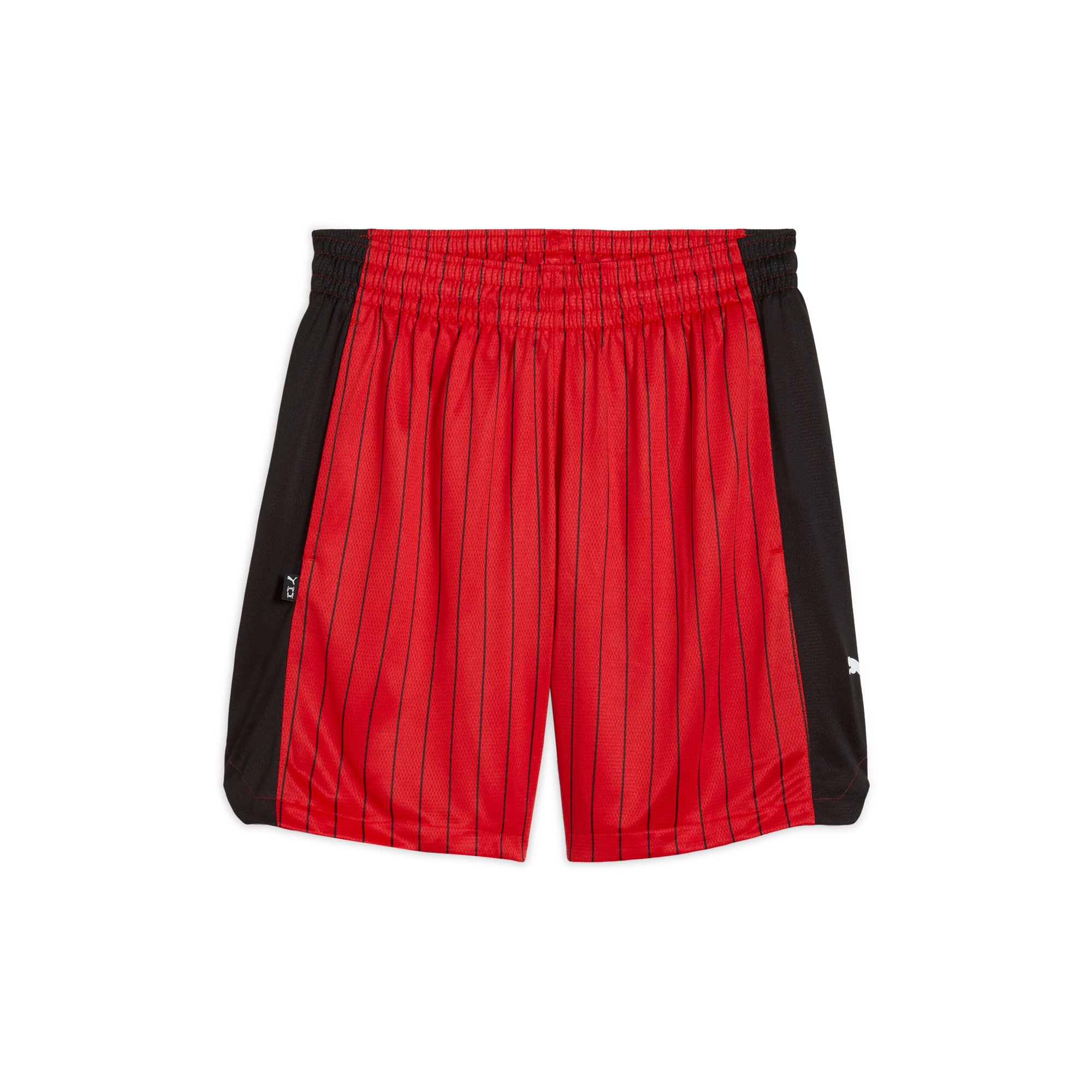 PUMA Basketball Shorts Men’s Red Black 01