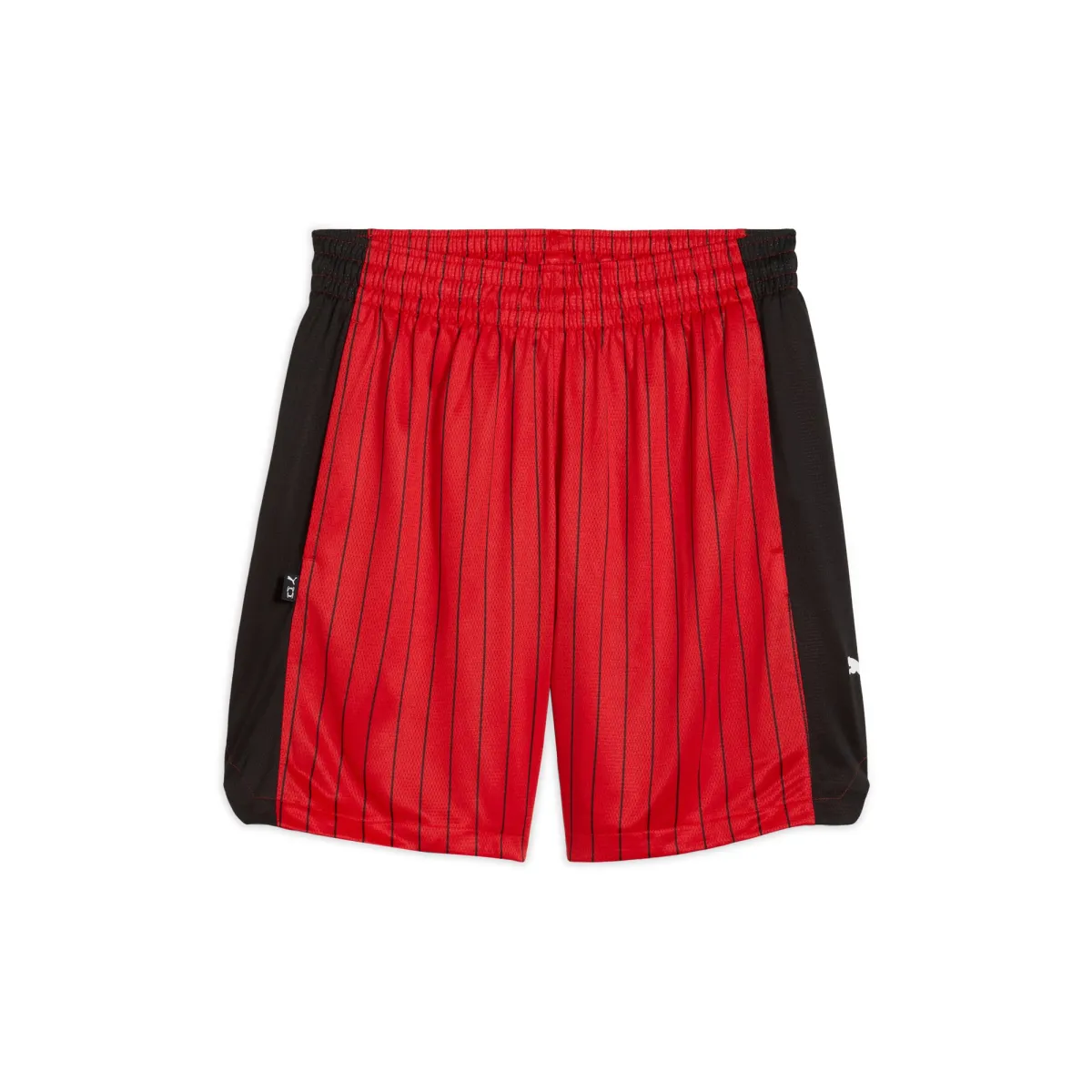 PUMA Basketball Shorts Men's Red Black 01