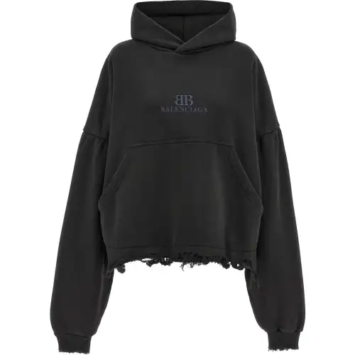 Balenciaga Logo Printed Hoodie