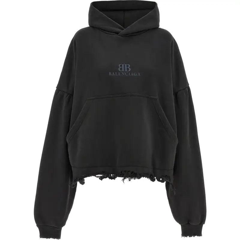 Balenciaga Logo Printed Hoodie