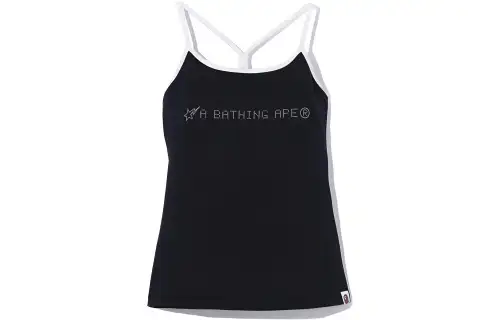 A BATHING APE Camisoles Women's Black Straight Fit