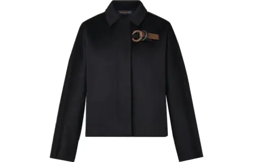 LOUIS VUITTON Jackets & Coats Women's Black