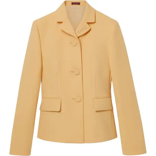 GUCCI Light Crêpe Button Up Jacket