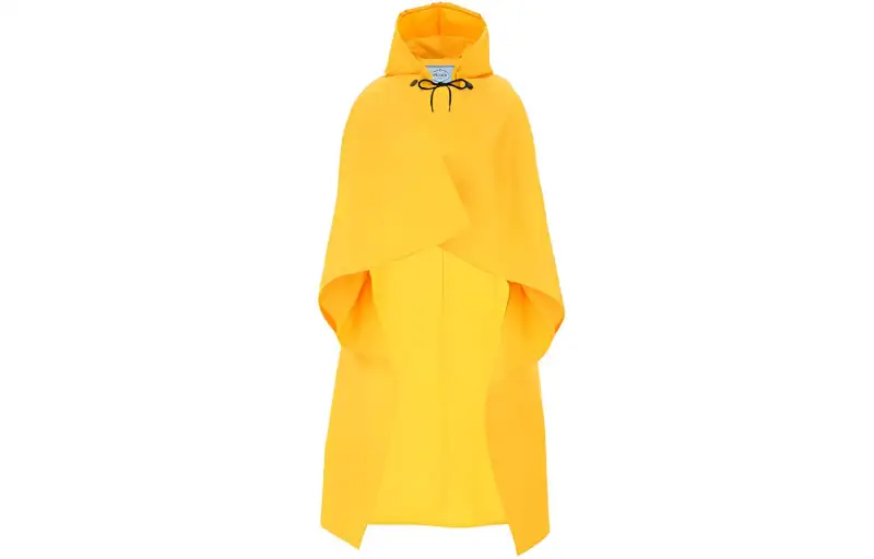 PRADA Jackets Women's Yellow Hooded Moderate Other