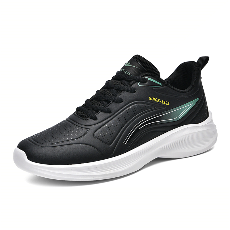 Binary Low top Casual Training City Commuting Running Shoes Men’s Black White