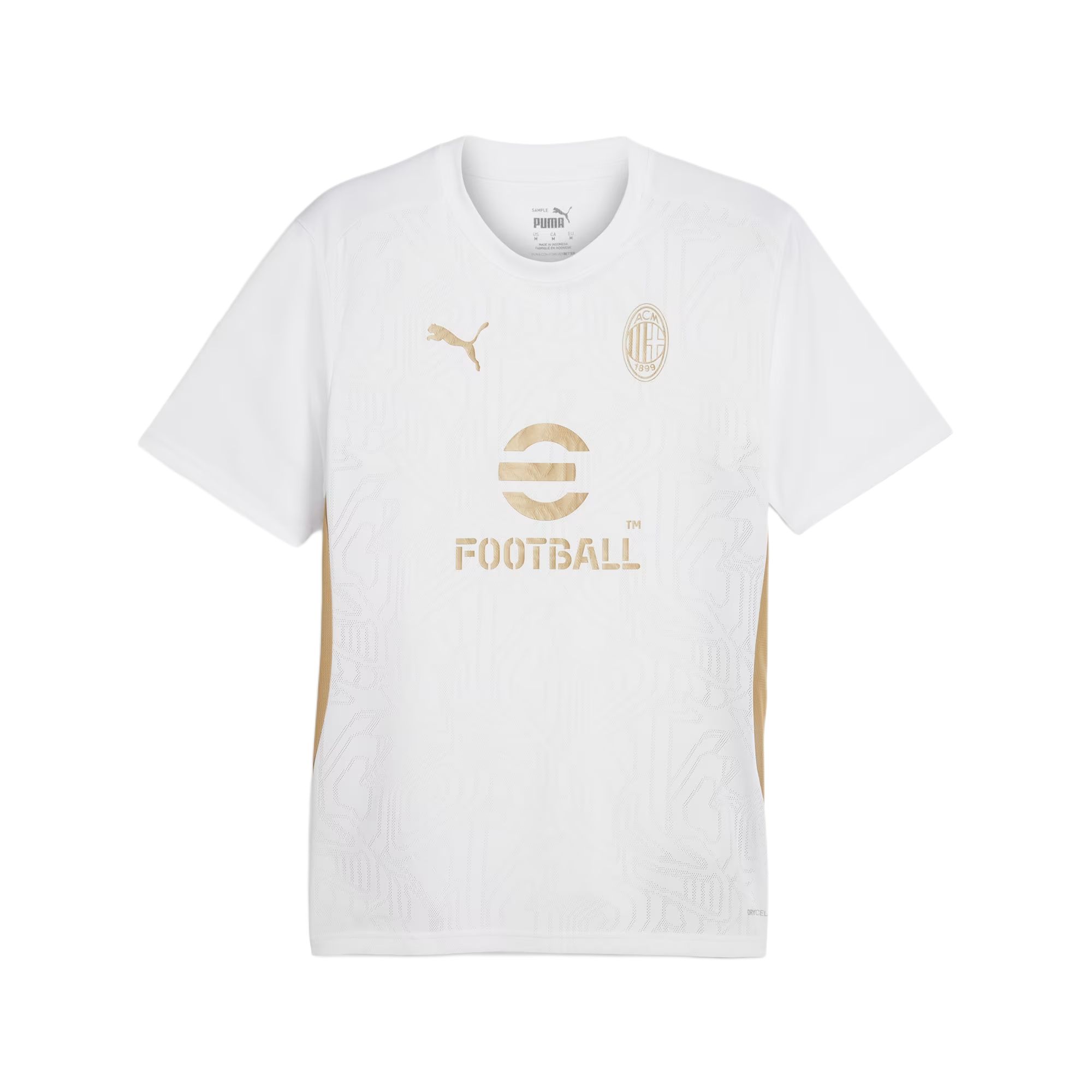 PUMA x AC Milan Football FW24 Soccer Jersey Men’s White/Gold