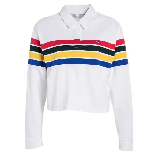Levis T Shirts Women's White Lapel Moderate Other