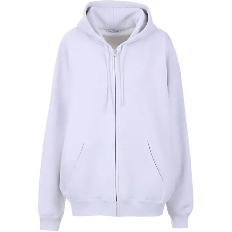 Balenciaga Sweatshirts Women's Gray Hooded Moderate Regular