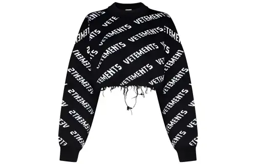 Vetements Sweatshirt Women's Black