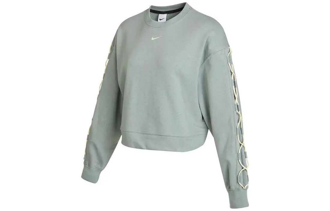 Nike Sweatshirts Women's Green Crew Neck Moderate Other