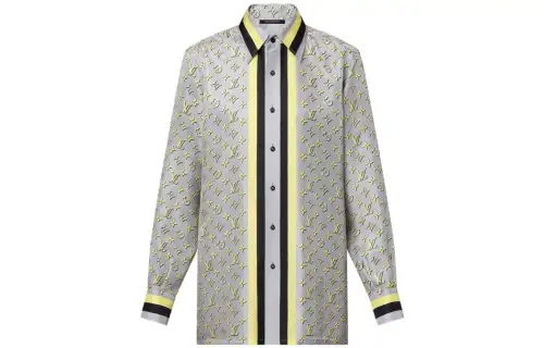 LOUIS VUITTON 3D MONOGRAM Shirt Women's Gray