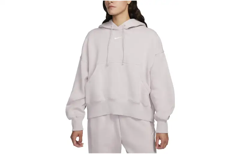 Nike Sweatshirts Women's White Gold Violet Hooded Moderate Other