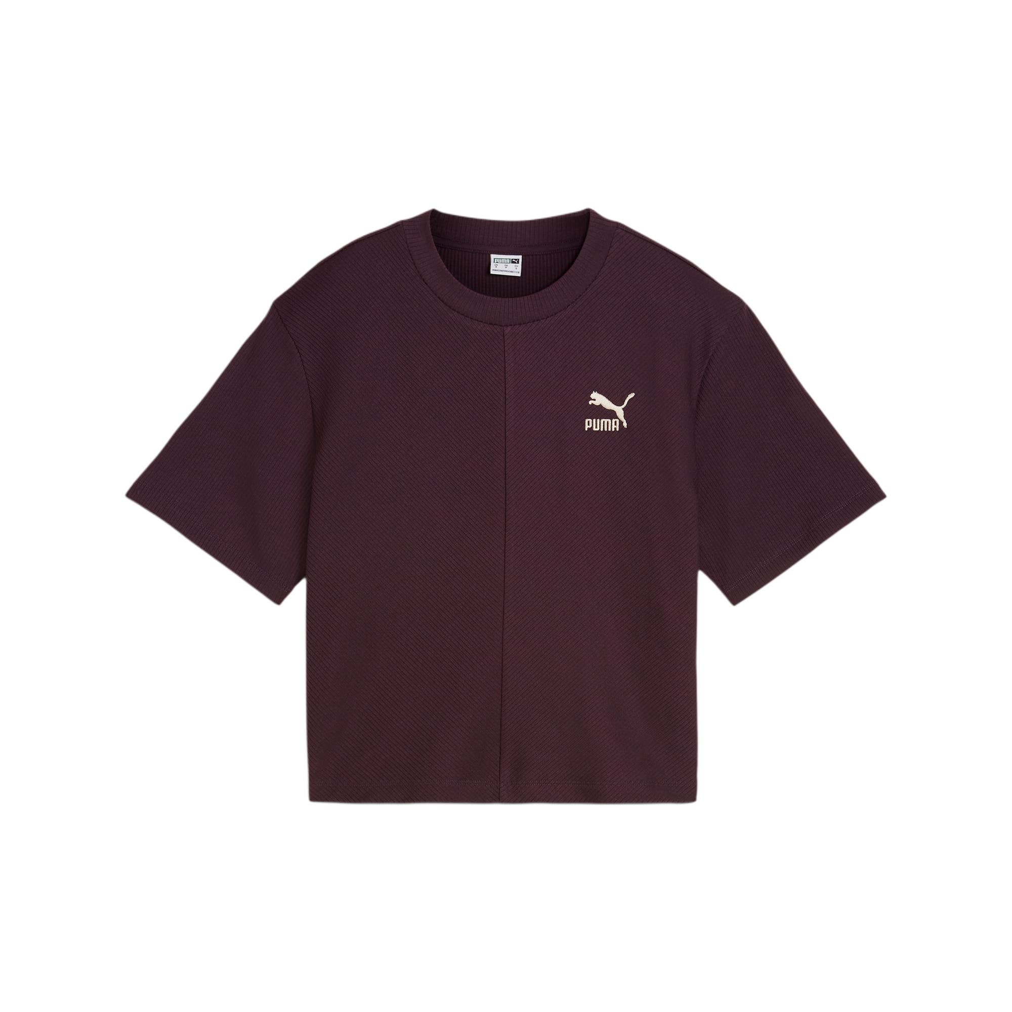 PUMA CLASSICS T Shirt Women's Midnight Plum