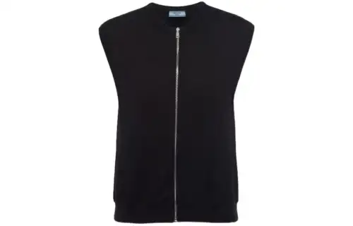 PRADA SS24 Cashmere Sweater Women's Black