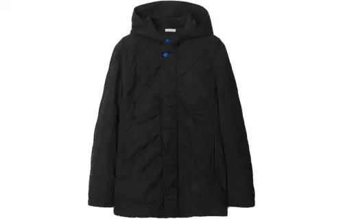 Burberry Diamond-quilted Hooded Jackdet