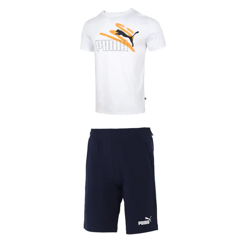 PUMA Casual Sportswear Men's White+Blue